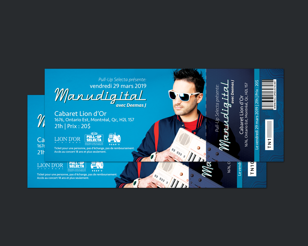 Event Ticket Design